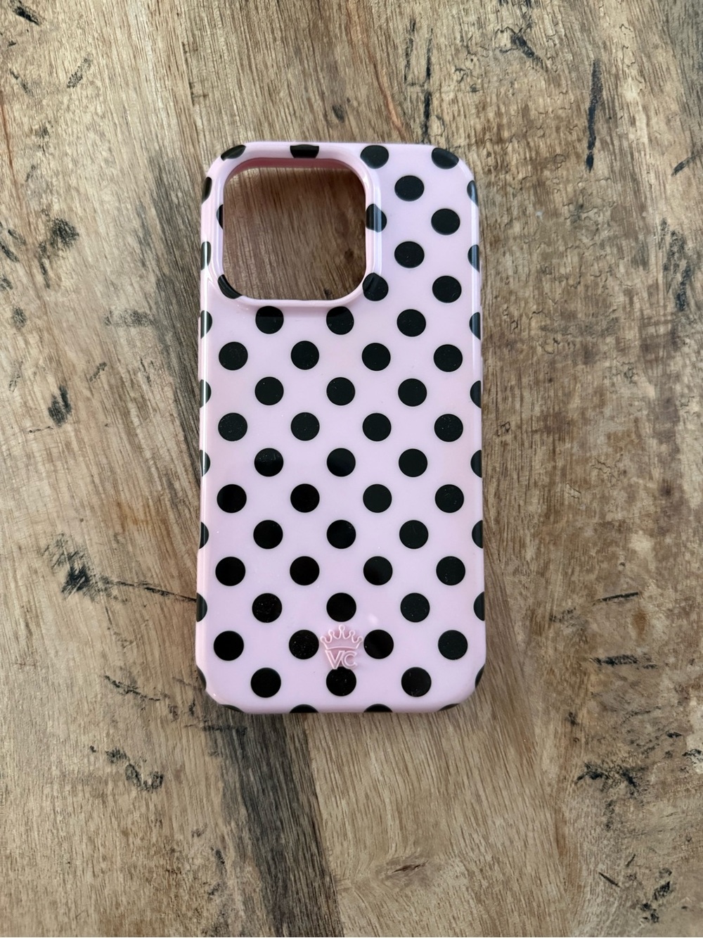 Velvet Caviar Princess Pink Polka Dot Case